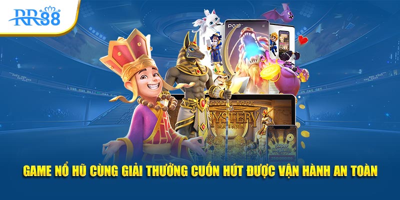 Giao diện game nổ hũ tại RR88 với vòng quay và quỹ thưởng