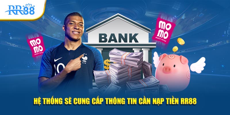 Màn hình nhập thông tin khi thực hiện giao dịch nạp tiền